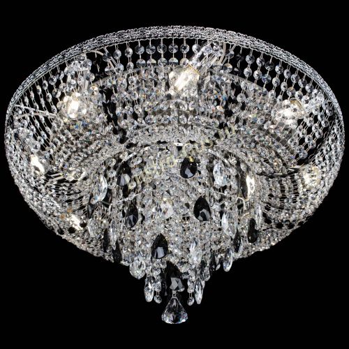 Люстра Токката Пирамида журавлик черная в Симферополе Гусь Хрустальный