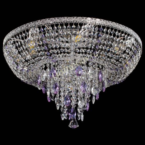 Люстра Токката Пирамида журавлик фиолетовая в Симферополе Гусь Хрустальный