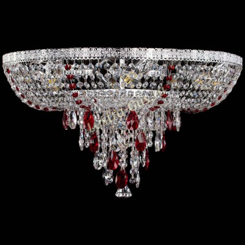 Люстра Токката Пирамида журавлик красная в Симферополе Гусь Хрустальный