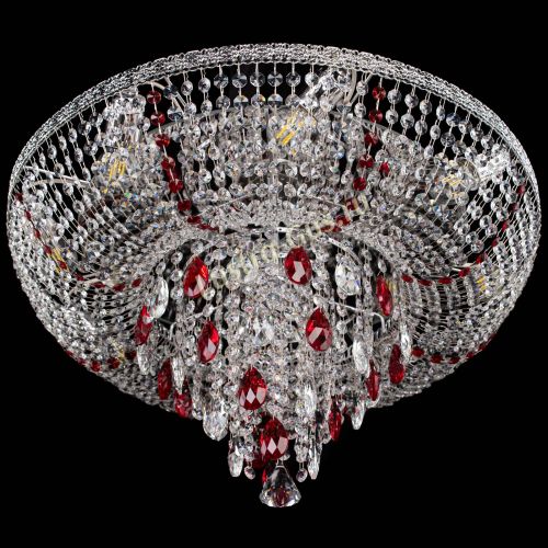 Люстра Токката Пирамида журавлик красная в Симферополе Гусь Хрустальный