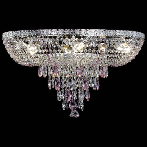 Люстра Токката Пирамида журавлик розовая в Симферополе Гусь Хрустальный