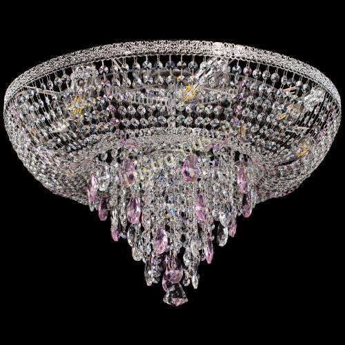 Люстра Токката Пирамида журавлик розовая в Симферополе Гусь Хрустальный