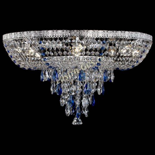 Люстра Токката Пирамида журавлик синяя в Симферополе Гусь Хрустальный