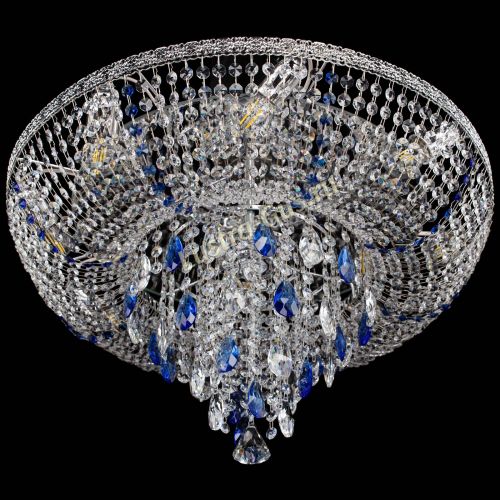 Люстра Токката Пирамида журавлик синяя в Симферополе Гусь Хрустальный