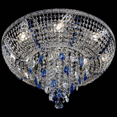 Люстра Токката Пирамида журавлик синяя в Симферополе Гусь Хрустальный