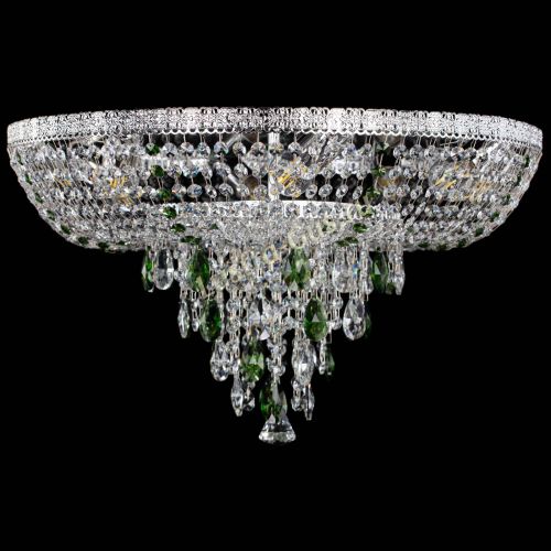 Люстра Токката Пирамида журавлик зеленая в Симферополе Гусь Хрустальный