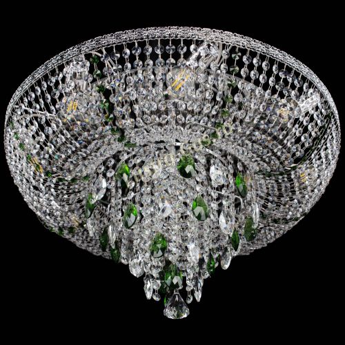 Люстра Токката Пирамида журавлик зеленая в Симферополе Гусь Хрустальный