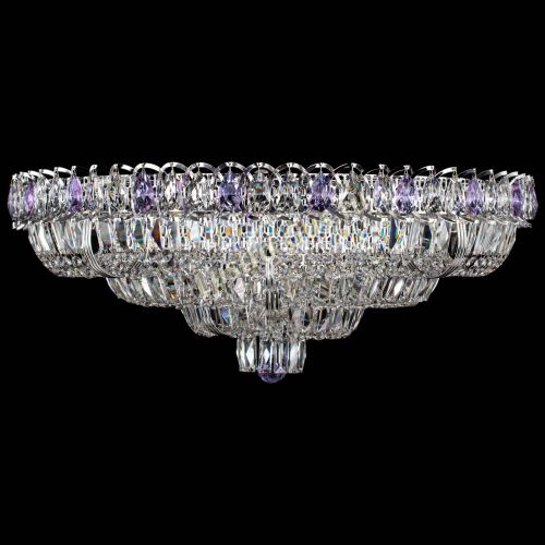 Люстра Тройное Кольцо пластинка фиолетовая в Симферополе Гусь Хрустальный