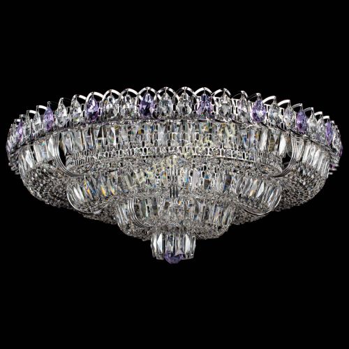 Люстра Тройное Кольцо пластинка фиолетовая в Симферополе Гусь Хрустальный