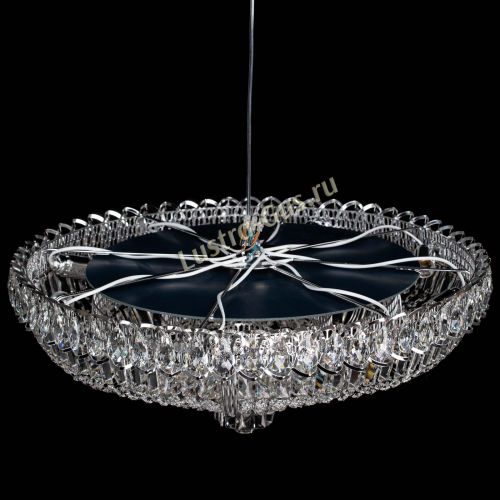 Люстра Тройное Кольцо пластинка красная в Симферополе Гусь Хрустальный