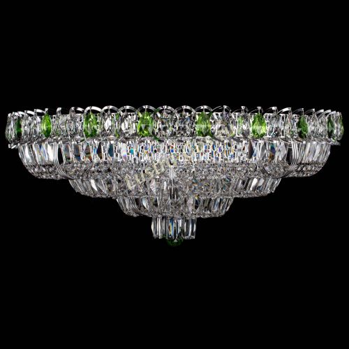 Люстра Тройное Кольцо пластинка зеленая в Симферополе Гусь Хрустальный