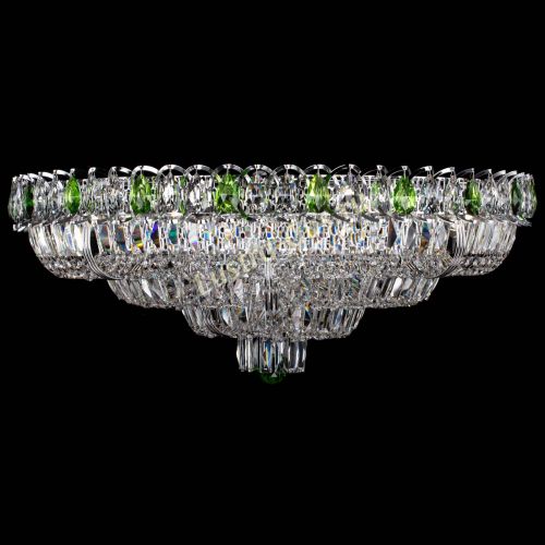 Люстра Тройное Кольцо пластинка зеленая в Симферополе Гусь Хрустальный