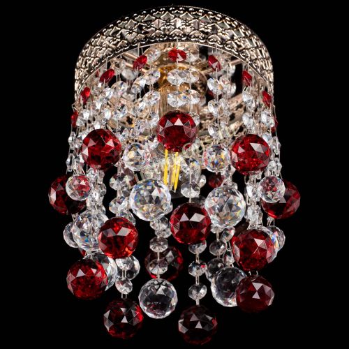 Люстра Венеция №1 шар красная в Симферополе Гусь Хрустальный