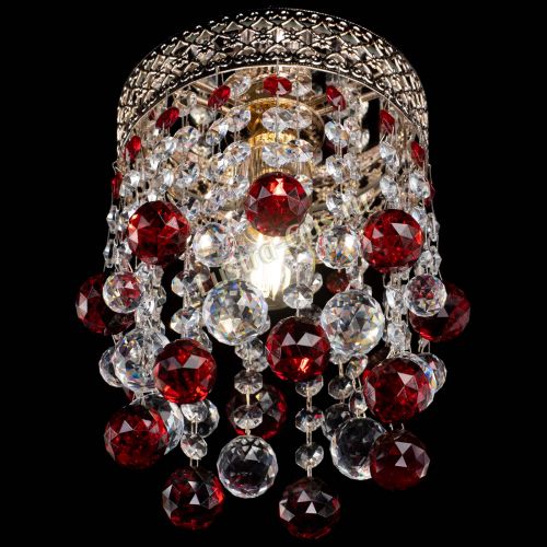 Люстра Венеция №1 шар красная в Симферополе Гусь Хрустальный