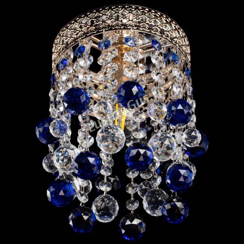 Люстра Венеция №1 шар синяя в Симферополе Гусь Хрустальный