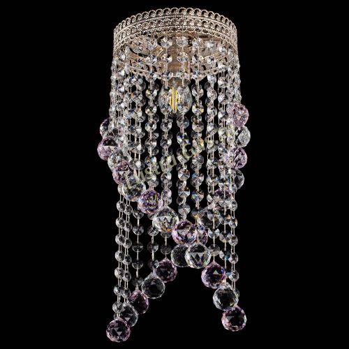 Люстра Венеция №1 Сигма розовая в Симферополе Гусь Хрустальный