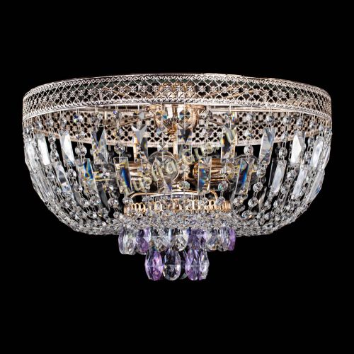 Люстра Венеция Астра фиолетовая №5 в Симферополе Гусь Хрустальный