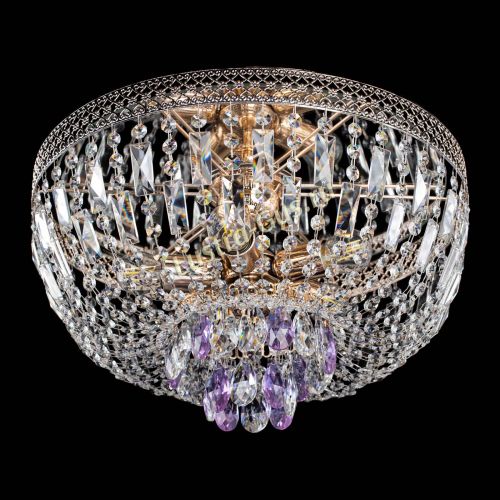 Люстра Венеция Астра фиолетовая №5 в Симферополе Гусь Хрустальный