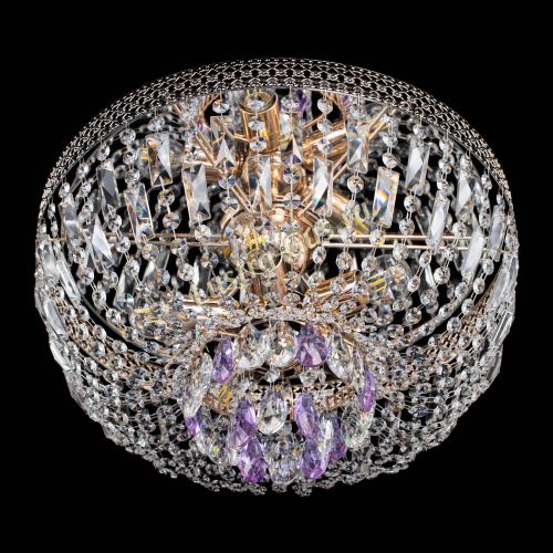 Люстра Венеция Астра фиолетовая №5 в Симферополе Гусь Хрустальный