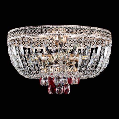 Люстра Венеция Астра красная №5 в Симферополе Гусь Хрустальный