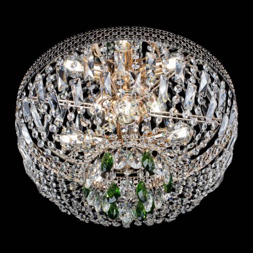 Люстра Венеция Астра зеленая №5 в Симферополе Гусь Хрустальный