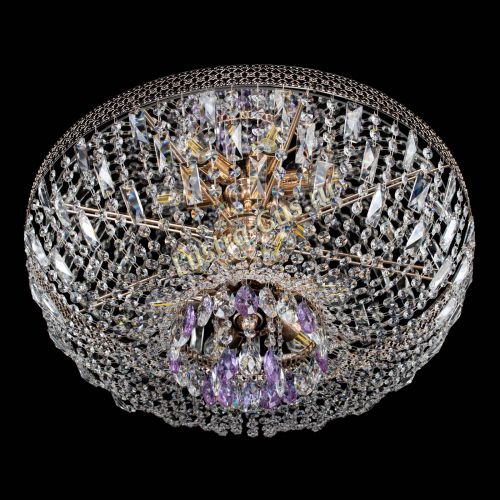 Люстра Венеция Астра №6 фиолетовая в Симферополе Гусь Хрустальный