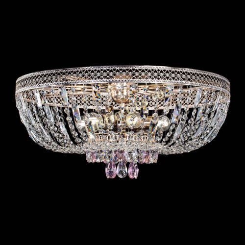 Люстра Венеция Астра №6 розовая в Симферополе Гусь Хрустальный