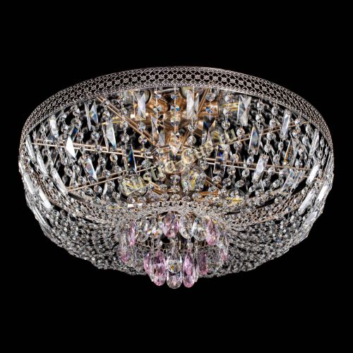 Люстра Венеция Астра №6 розовая в Симферополе Гусь Хрустальный