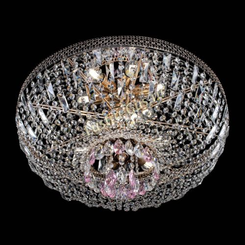 Люстра Венеция Астра №6 розовая в Симферополе Гусь Хрустальный