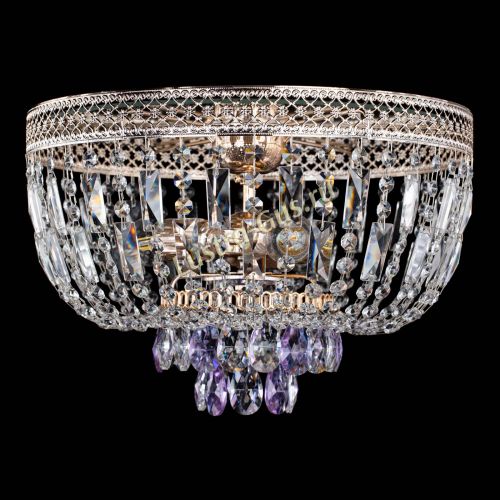 Люстра Венеция Астра №3 фиолетовая в Симферополе Гусь Хрустальный