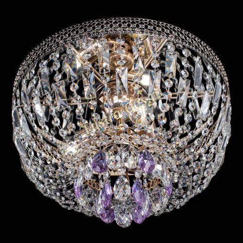 Люстра Венеция Астра №3 фиолетовая в Симферополе Гусь Хрустальный