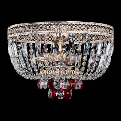 Люстра Венеция Астра №3 красная в Симферополе Гусь Хрустальный