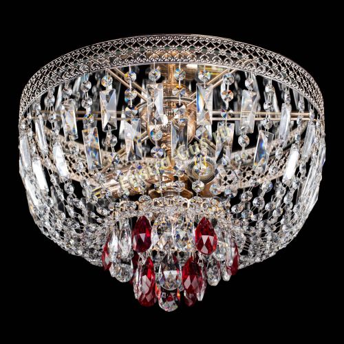 Люстра Венеция Астра №3 красная в Симферополе Гусь Хрустальный