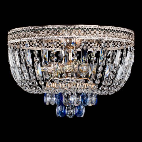 Люстра Венеция Астра №3 синяя в Симферополе Гусь Хрустальный