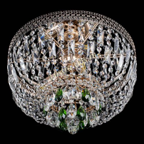 Люстра Венеция Астра №3 зеленая в Симферополе Гусь Хрустальный