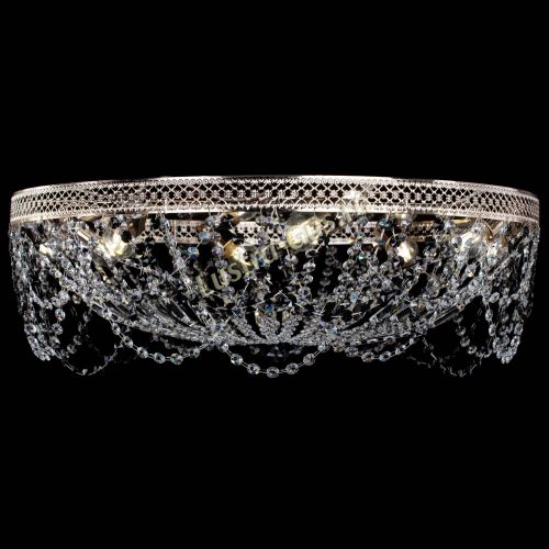 Люстра Венеция Ажур черная в Симферополе Гусь Хрустальный