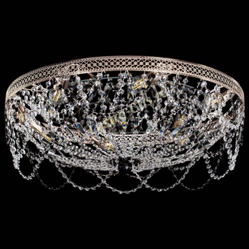 Люстра Венеция Ажур черная в Симферополе Гусь Хрустальный