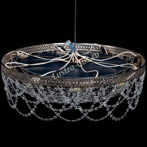 Люстра Венеция Ажур зеленая в Симферополе Гусь Хрустальный