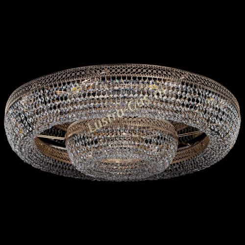 Люстра Венеция двойное кольцо №10 в Симферополе Гусь Хрустальный