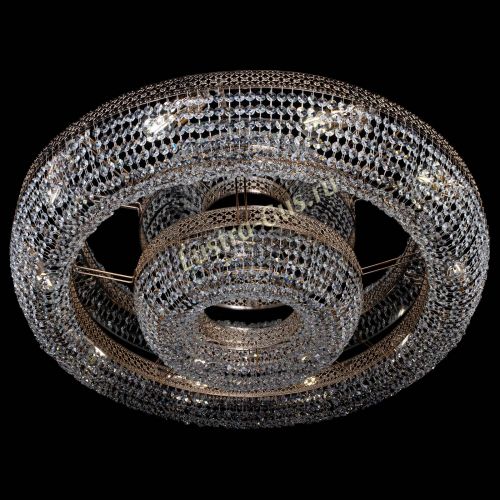 Люстра Венеция двойное кольцо №10 в Симферополе Гусь Хрустальный