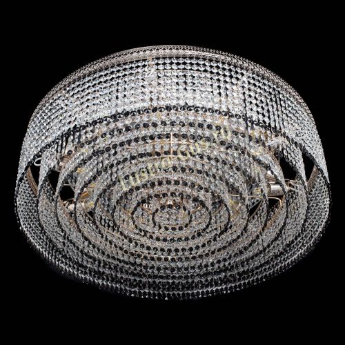 Люстра Венеция Капель №10 оптикон черная в Симферополе Гусь Хрустальный