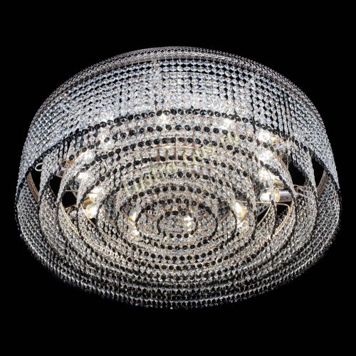 Люстра Венеция Капель №10 оптикон черная в Симферополе Гусь Хрустальный