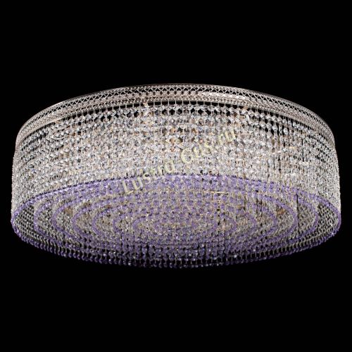 Люстра Венеция Капель №10 оптикон фиолетовая в Симферополе Гусь Хрустальный