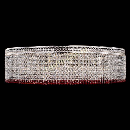 Люстра Венеция Капель №10 оптикон красная в Симферополе Гусь Хрустальный