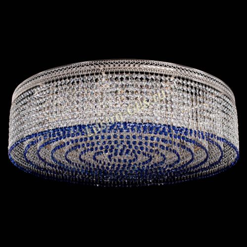 Люстра Венеция Капель №10 оптикон синяя в Симферополе Гусь Хрустальный