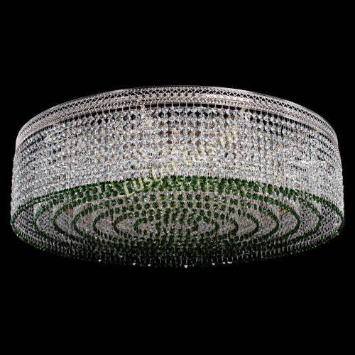 Люстра Венеция Капель №10 оптикон зеленая в Симферополе Гусь Хрустальный