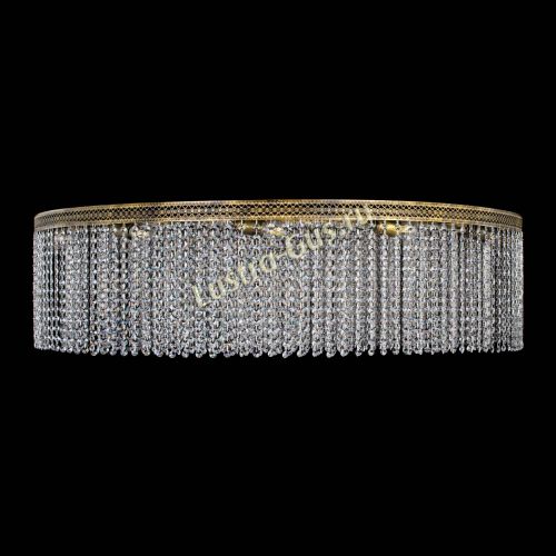 Люстра Венеция капель №12 под бронзу в Симферополе Гусь Хрустальный