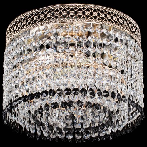 Люстра Венеция Капель №2 черная в Симферополе Гусь Хрустальный
