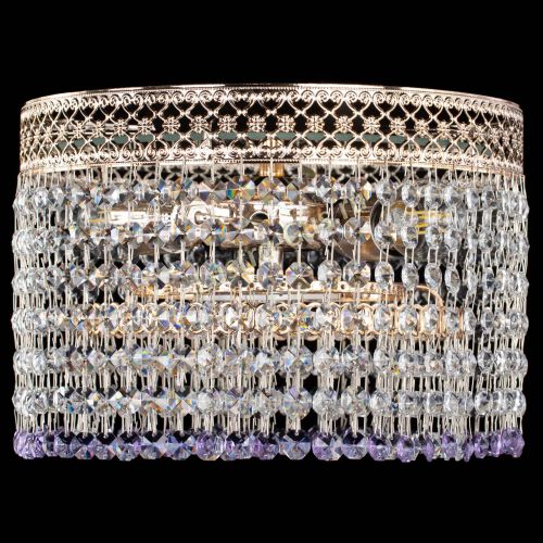 Люстра Венеция Капель №2 фиолетовая в Симферополе Гусь Хрустальный