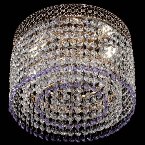 Люстра Венеция Капель №2 фиолетовая в Симферополе Гусь Хрустальный